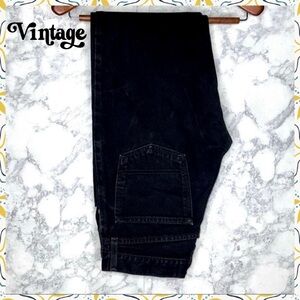 ARIZONA 90s Men’s Black Slim Straight Jeans 32 X 32